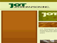 Tablet Screenshot of jothompsonflooring.com
